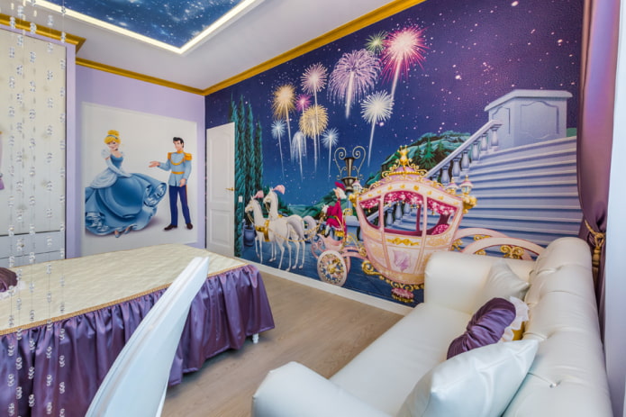 photomural with the image of a princess photomural with the image of a princess