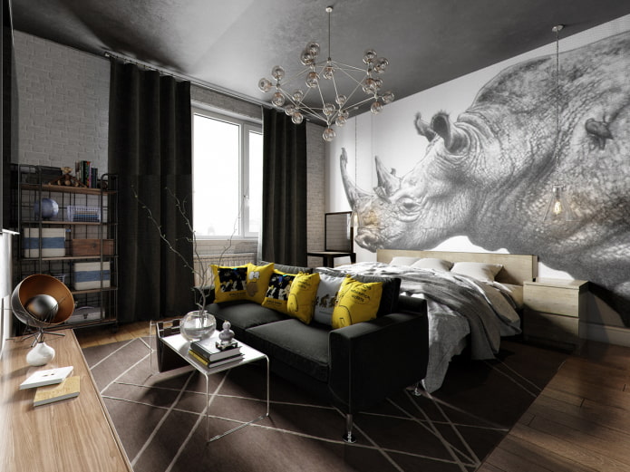 black and white wallpaper with rhinoceros black and white wallpaper with rhinoceros