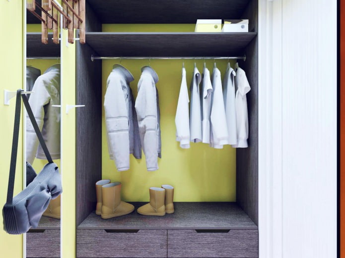 dressing room design 2.4 sq. m. dressing room design 2.4 sq. m.