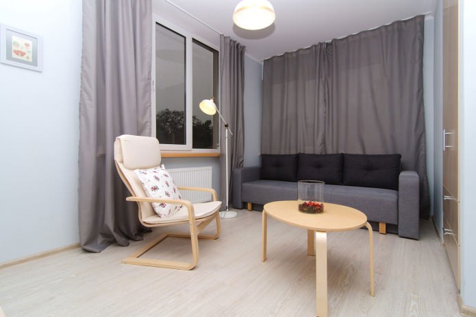 living room in the design of a studio apartment living room in the design of a studio apartment