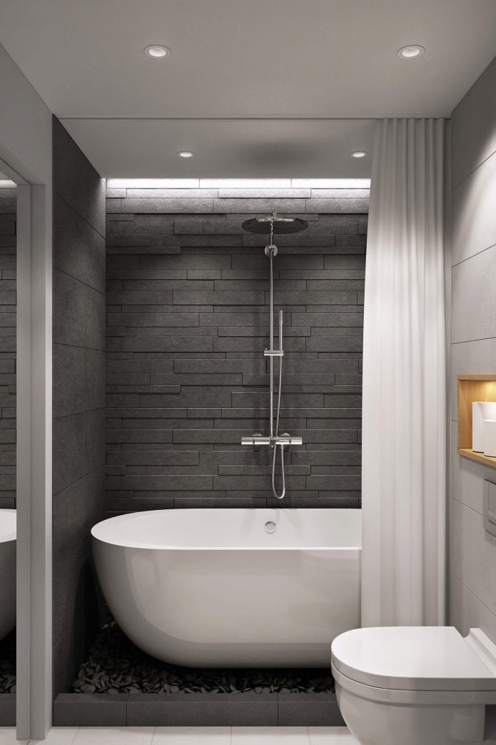 modern bathroom design 4.7 sq. m. modern bathroom design 4.7 sq. m.