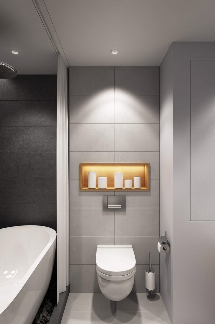 modern bathroom design 4.7 sq. m. modern bathroom design 4.7 sq. m.