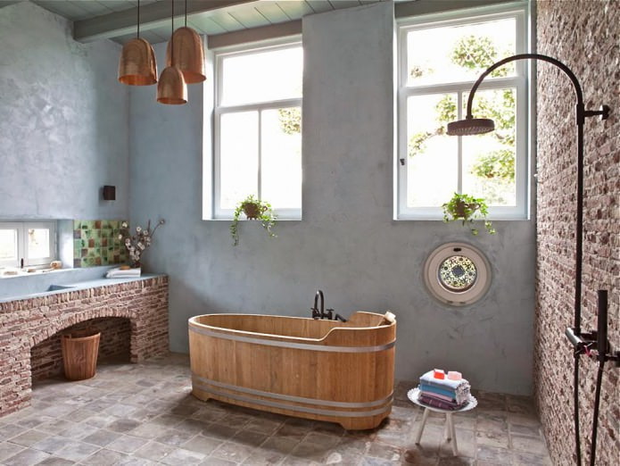 country style bathroom design