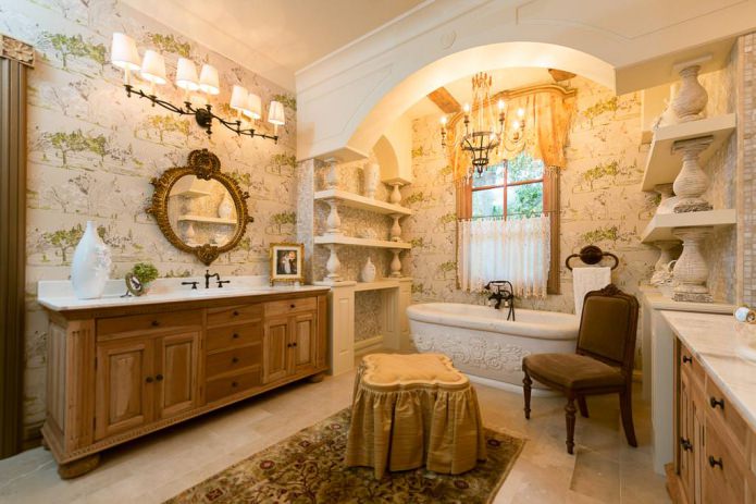 country style bathroom design