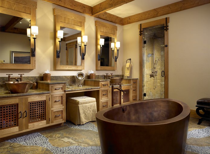 country style bathroom design