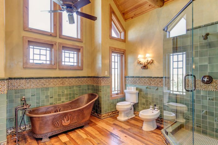 country style bathroom design
