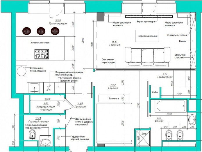 the layout of the apartment is 67 sq. m. the layout of the apartment is 67 sq. m.