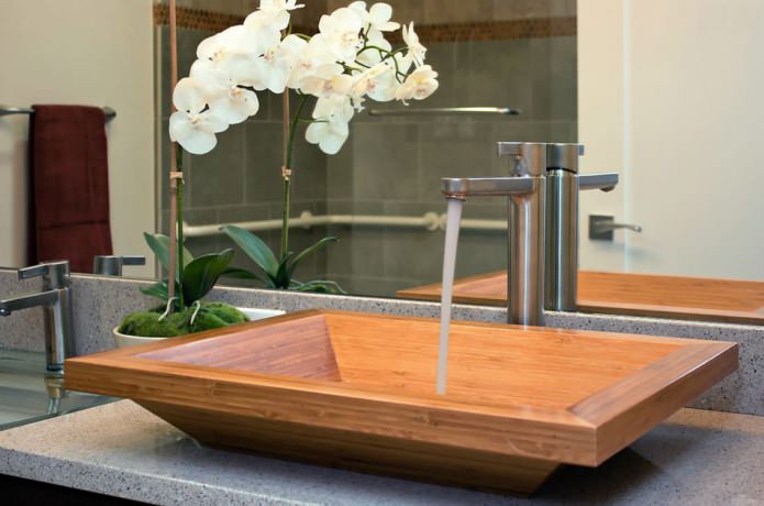 wooden bathroom sink wooden bathroom sink