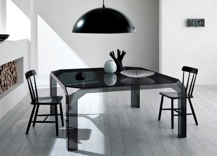 black original dining table black original dining table