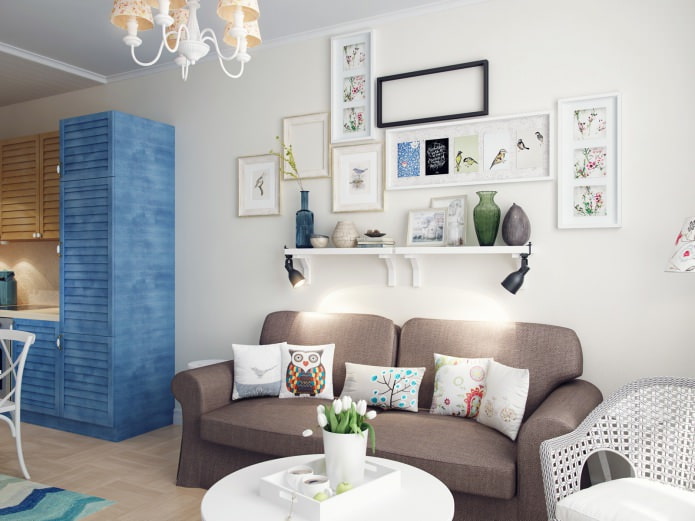 kitchen-living room interior kitchen-living room interior