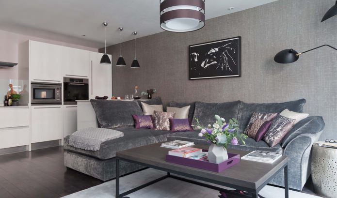 photo of a corner sofa in the living room photo of a corner sofa in the living room