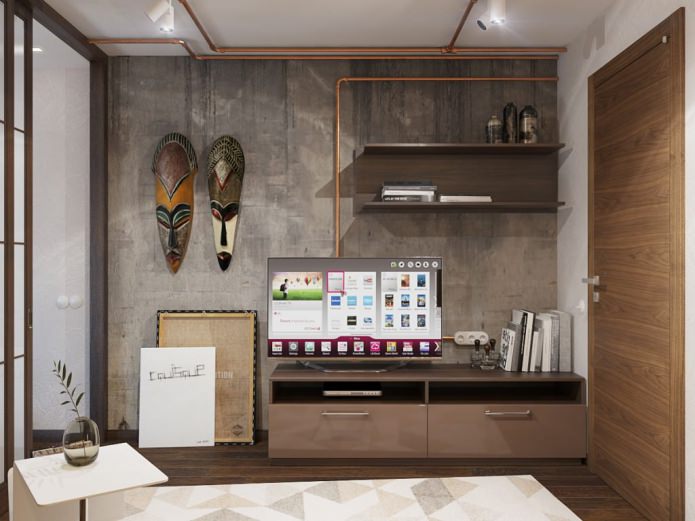 living room in loft style living room in loft style