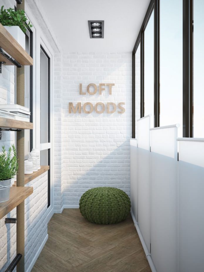 the interior of the loggia in white the interior of the loggia in white