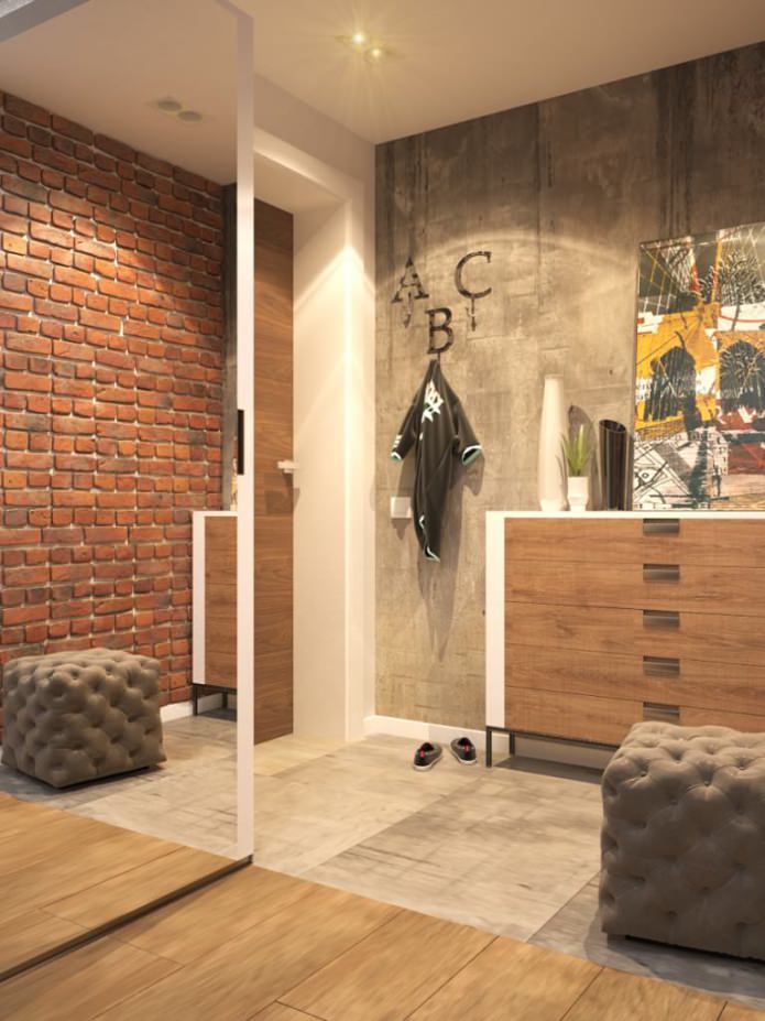 hallway in loft style hallway in loft style