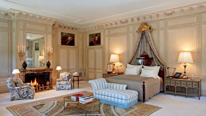 bedroom design in english style