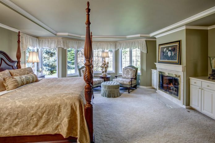 bedroom design in english style