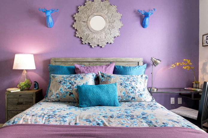Lavender blue bedroom Lavender blue bedroom