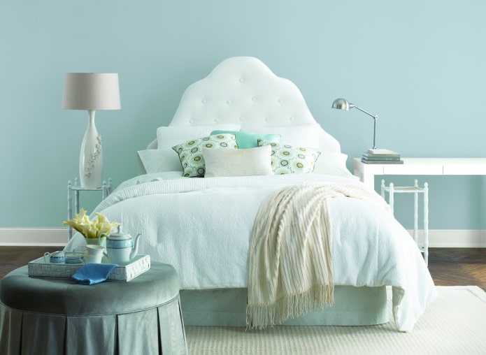 bedroom design in pastel turquoise colors bedroom design in pastel turquoise colors