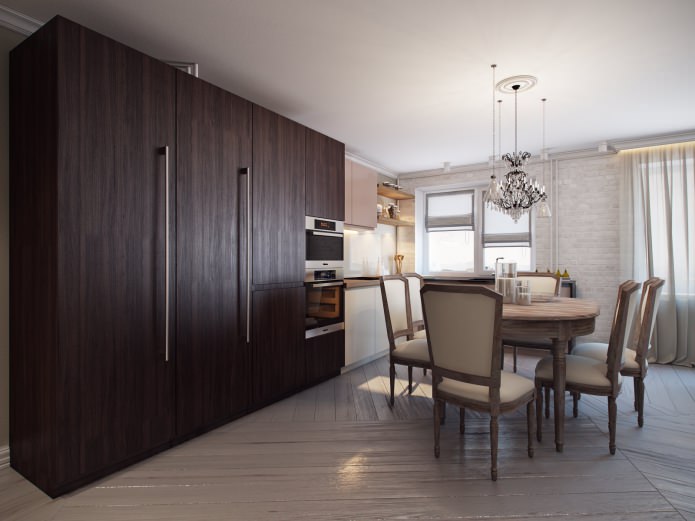 kitchen-dining room interior kitchen-dining room interior