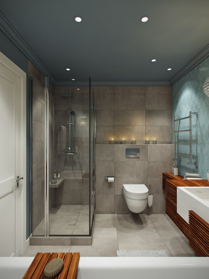 bathroom interior with bathtub and shower bathroom interior with bathtub and shower