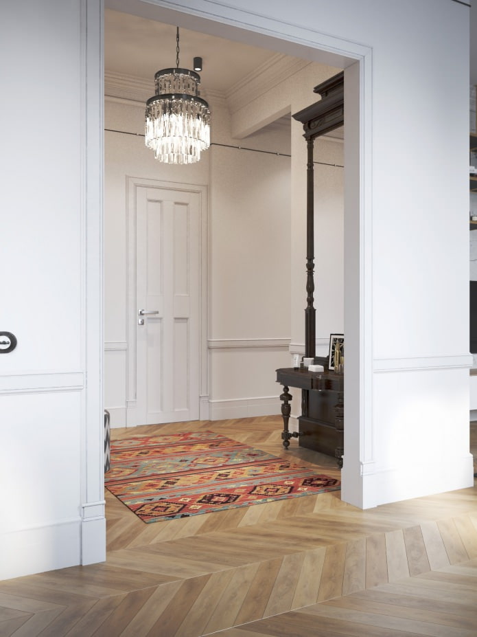 entrance hall in the design project of an apartment of 100 sq. m. entrance hall in the design project of an apartment of 100 sq. m.