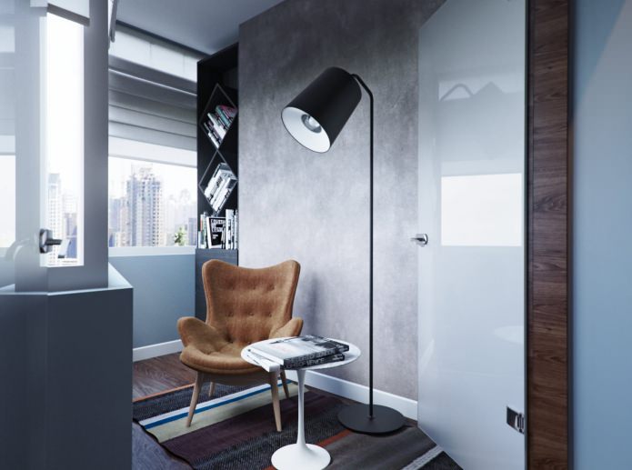 balcony opening between the combined room and the balcony