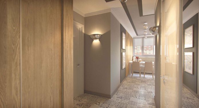 modern hallway interior