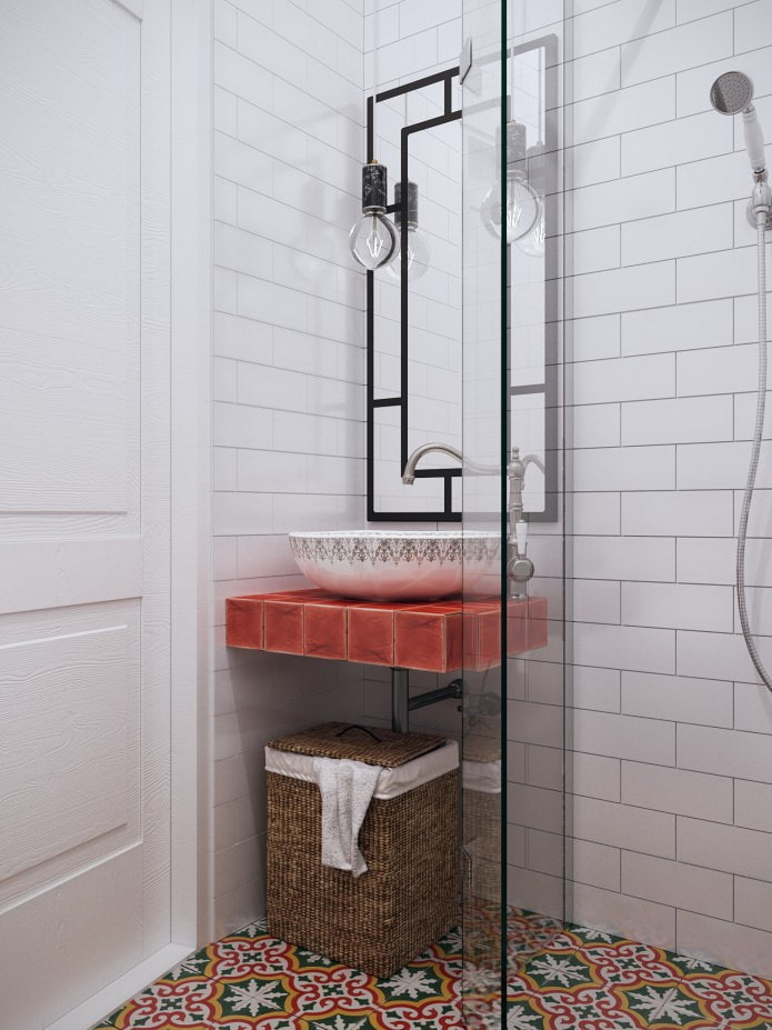 bathroom design with shower