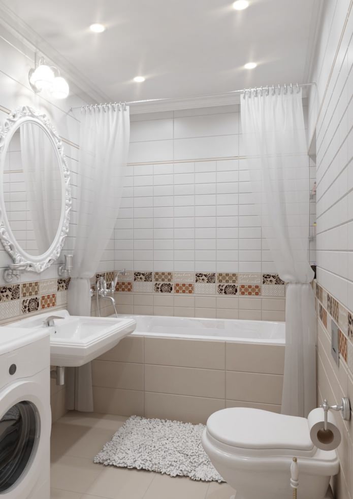 bathroom in light colors