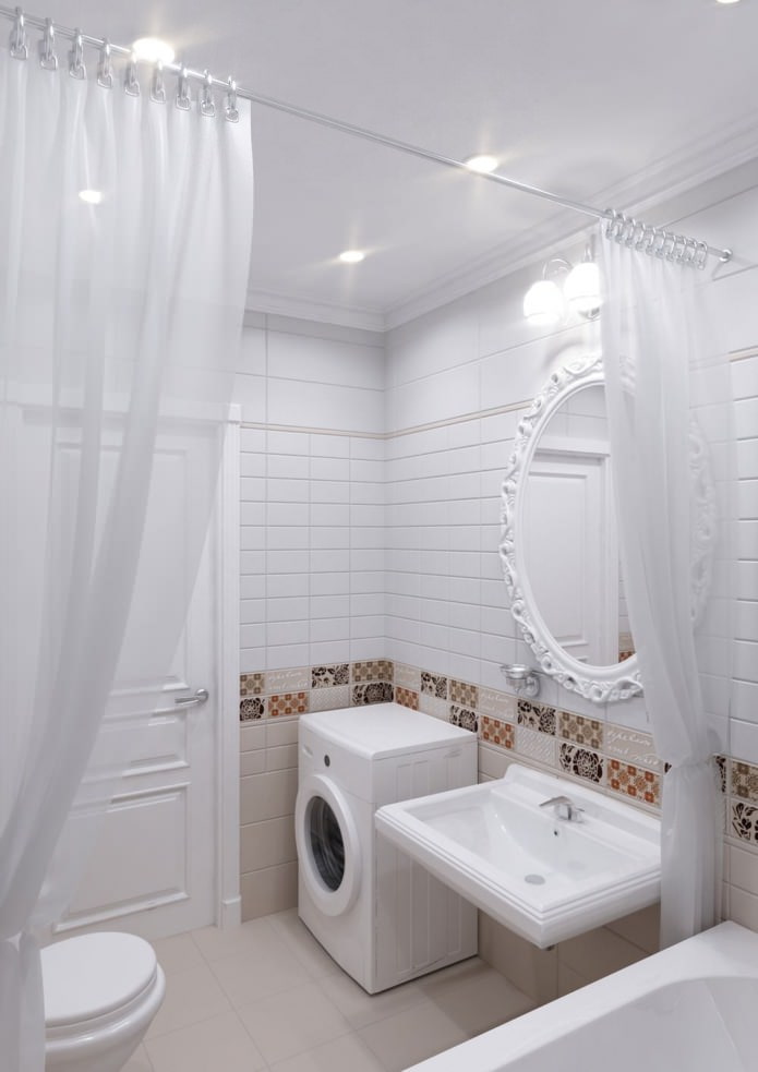 bathroom in light colors