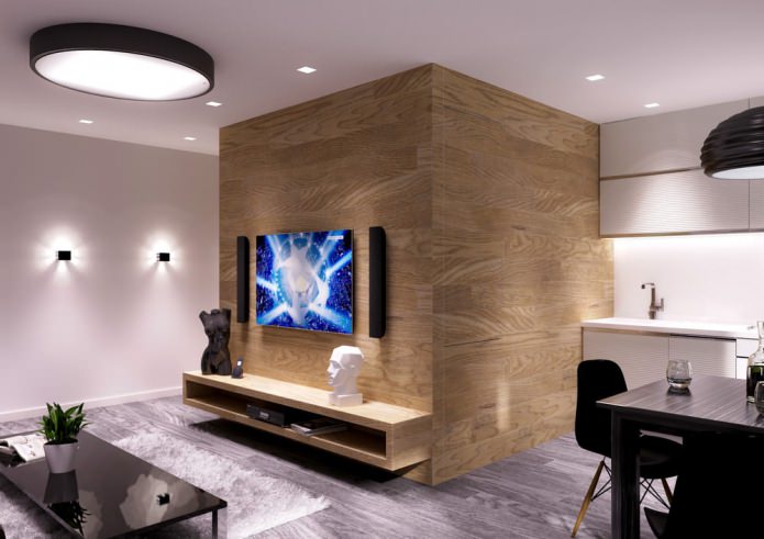 design of a one-room apartment-Khrushchev 30 sq. m.