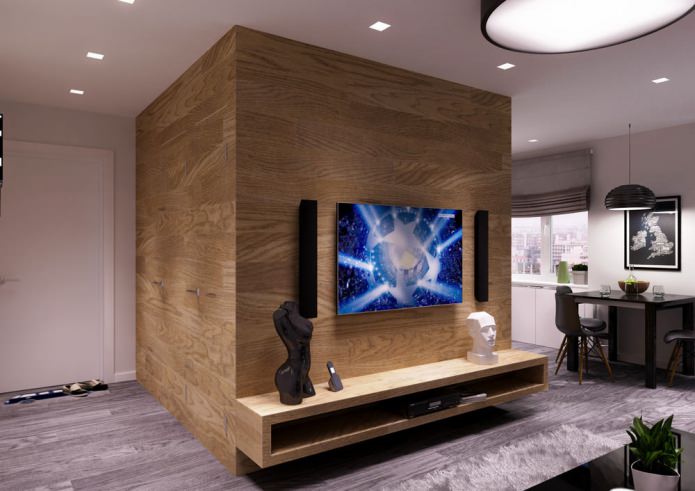 design of a one-room apartment-Khrushchev 30 sq. m.