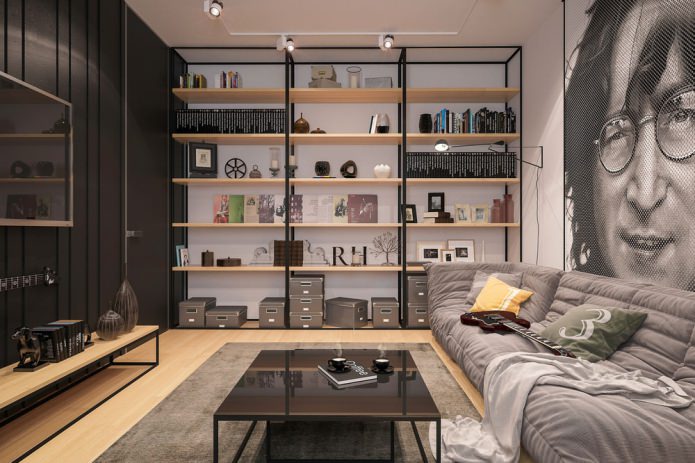 decor items on the rack