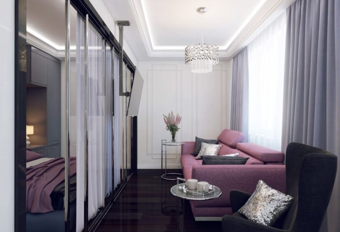 apartment design 46 sq. m.