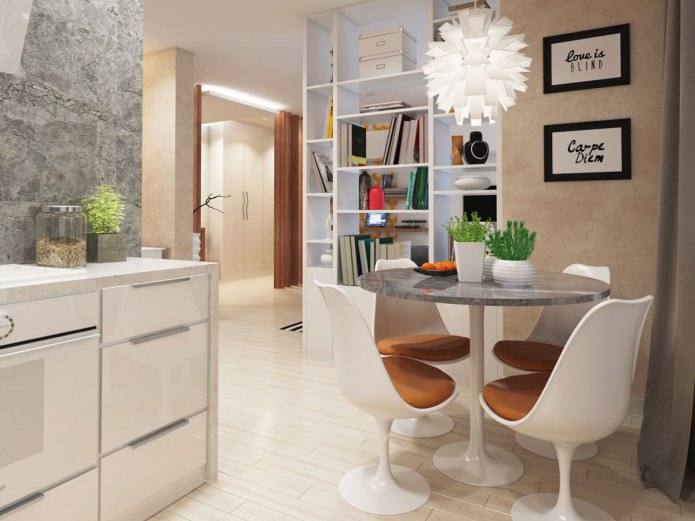 apartment design 58 sq. m.