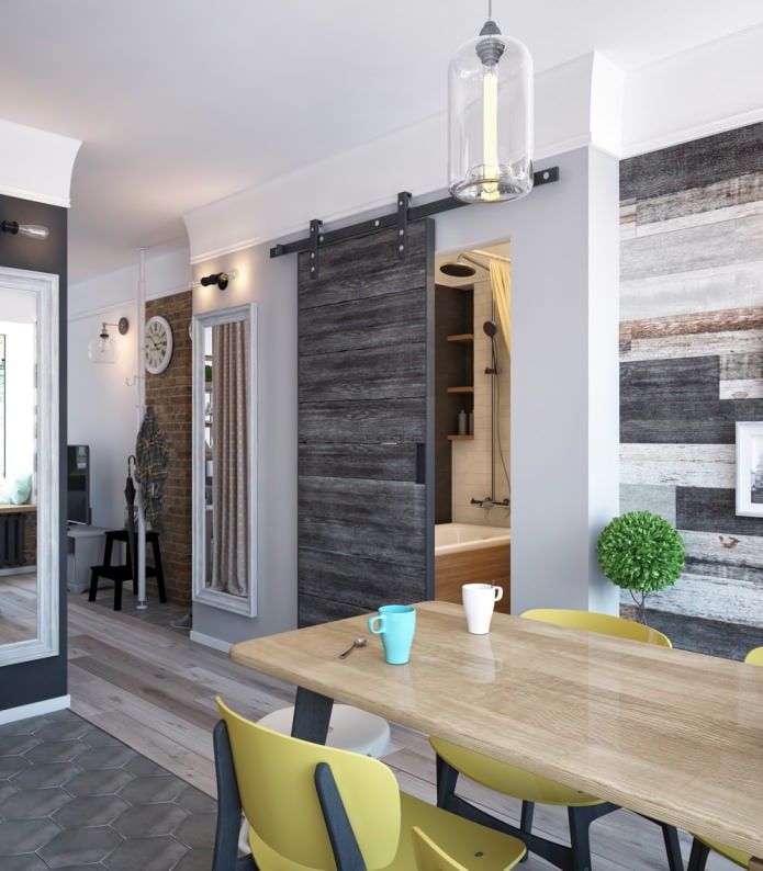 Design of a one-room apartment-vest