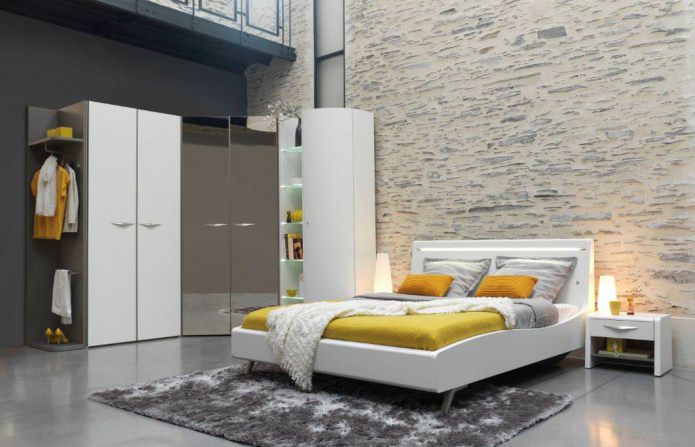 Corner wardrobe design in the bedroom Corner wardrobe design in the bedroom