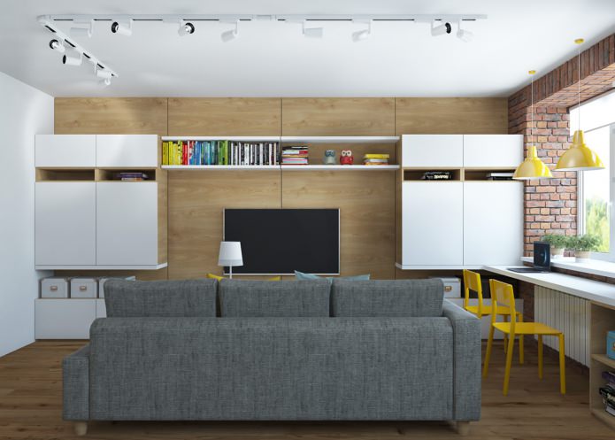 apartment design 65 sq. m.