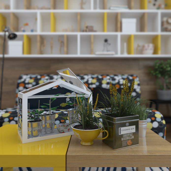 small decorative jars and flower pots