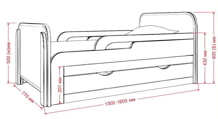 Preschool bed sizes (from 5 years old) Preschool bed sizes (from 5 years old)