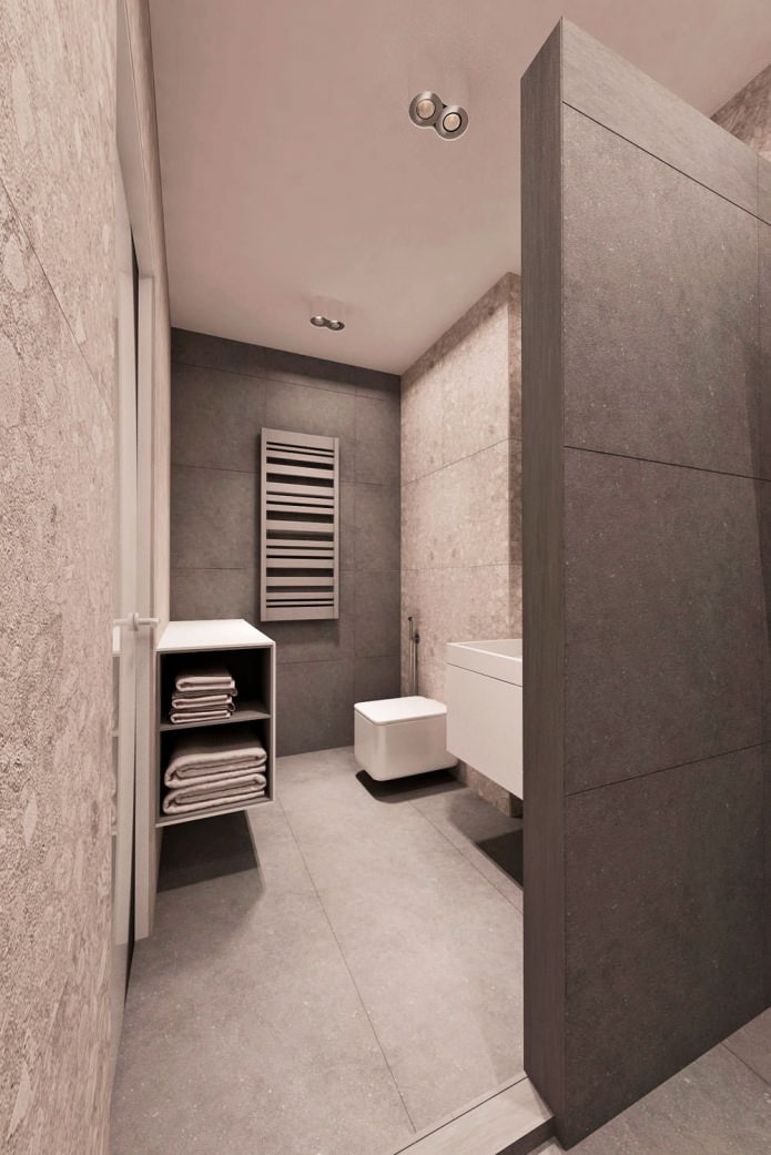 bathroom in the interior of a three-room apartment bathroom in the interior of a three-room apartment