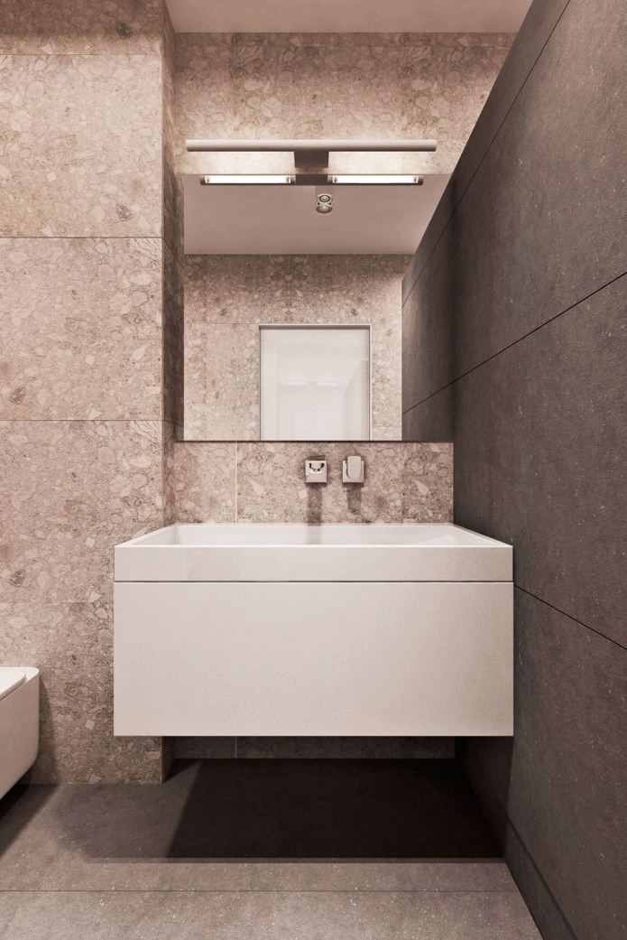 bathroom in the interior of a three-room apartment bathroom in the interior of a three-room apartment