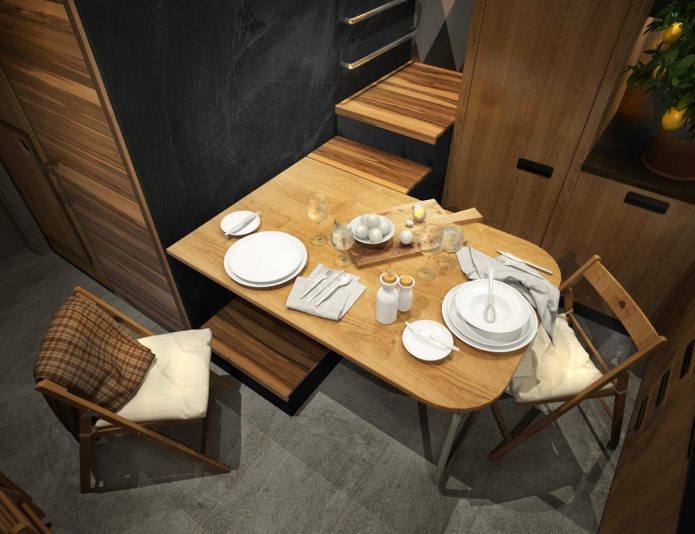 dining area in the apartment is 15 sq. m. dining area in the apartment is 15 sq. m.