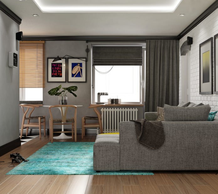 design of a small apartment in Khrushchev