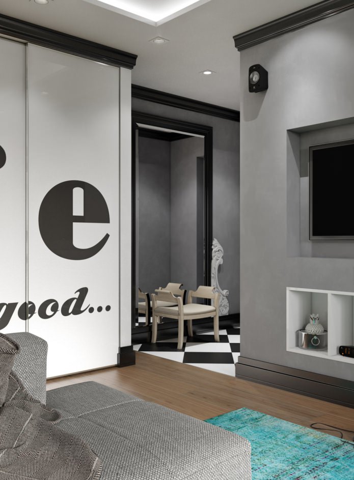 design project of an apartment in Khrushchev