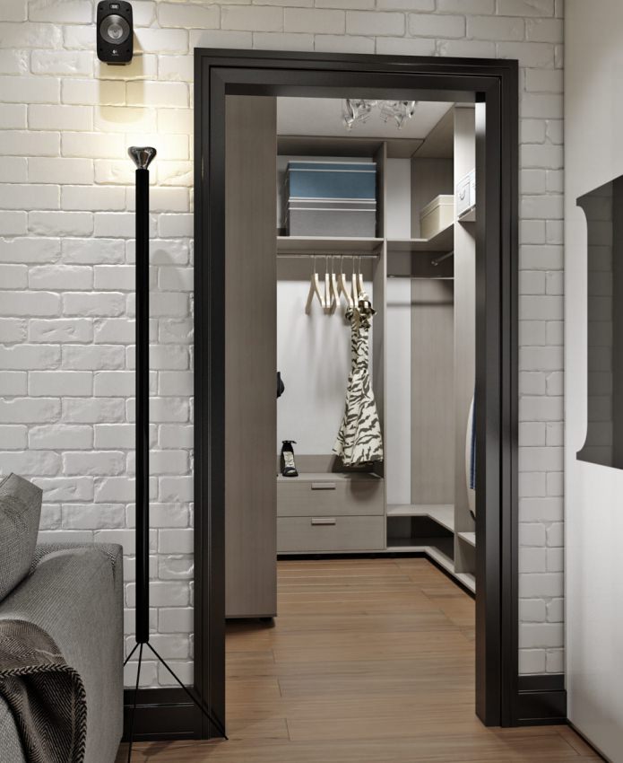 design project of an apartment in Khrushchev