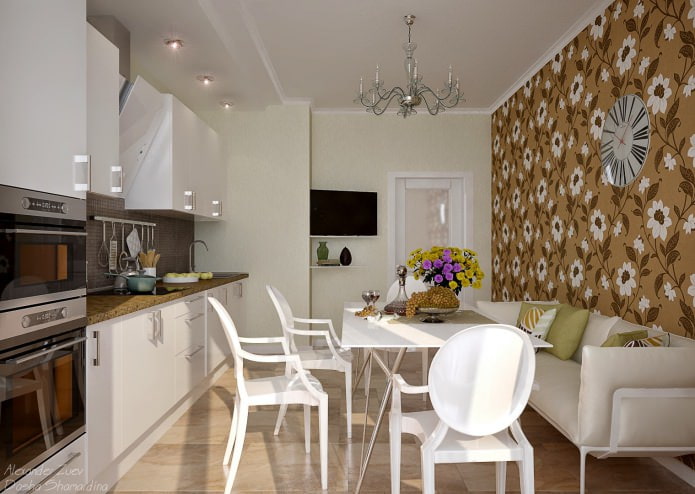 Plasterboard ceiling design in the kitchen Plasterboard ceiling design in the kitchen