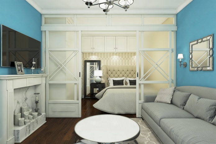 studio design in classic style