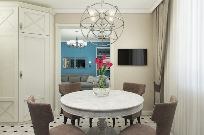 studio design in classic style