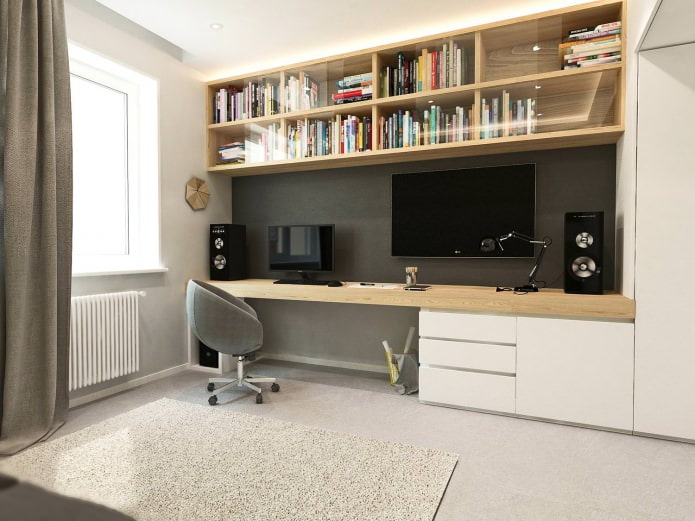 nursery for a teenager in a design project of a 3-room apartment nursery for a teenager in a design project of a 3-room apartment